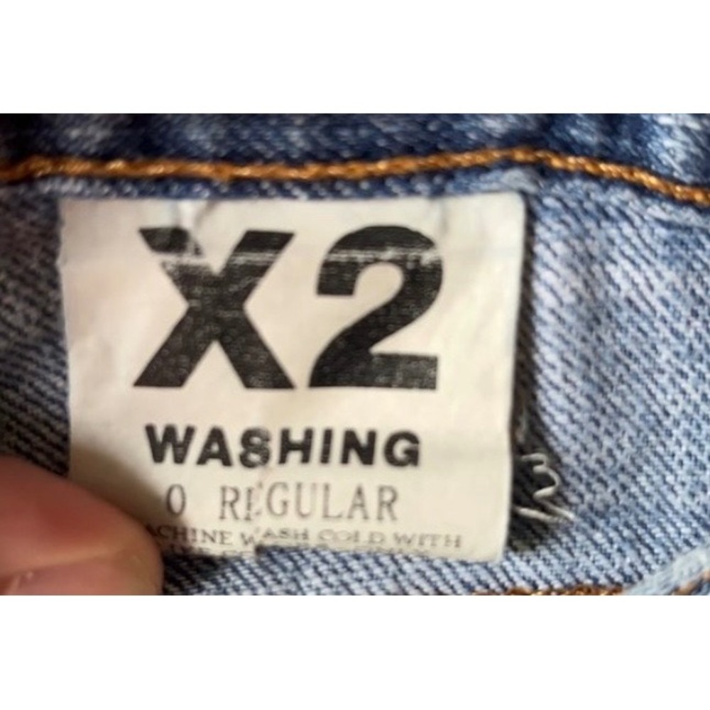 X2 Light Wash Bootcut Stretch Jeans Women's Size 6 99% Cotton Low Rise Denim - Picture 6 of 7